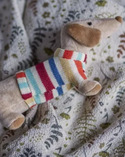 Bloomingville Mini - Hilena Bamse I Taske - Natur - Polyester