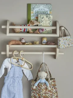 Bloomingville Mini - Hilena Bamse I Taske - Natur - Polyester