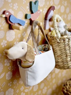 Bloomingville Mini - Hilena Bamse I Taske - Natur - Polyester