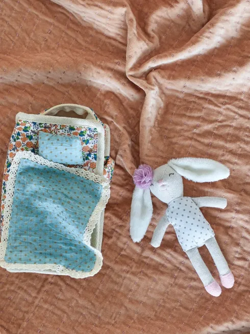 Bloomingville Mini - Milly Kludedukke Legesæt - Kanin