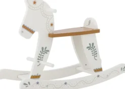 Bloomingville Mini - Ruddy Gyngehest - Hest - Hvid - Mdf
