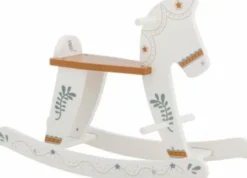 Bloomingville Mini - Ruddy Gyngehest - Hest - Hvid - Mdf