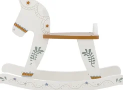 Bloomingville Mini - Ruddy Gyngehest - Hest - Hvid - Mdf