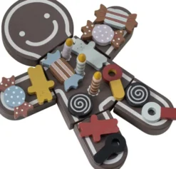 Bloomingville Mini - Tala - Legemad Kage - Brun - Mdf - 16 Dele