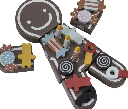 Bloomingville Mini - Tala - Legemad Kage - Brun - Mdf - 16 Dele