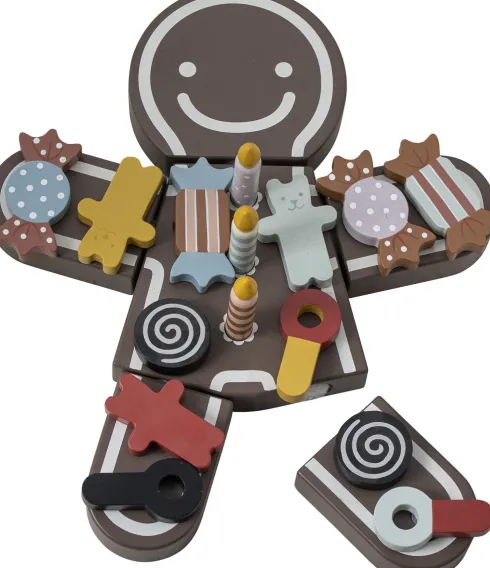 Bloomingville Mini - Tala - Legemad Kage - Brun - Mdf - 16 Dele