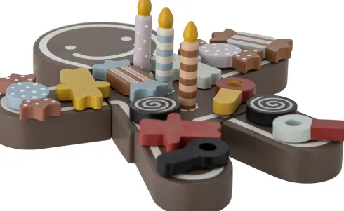 Bloomingville Mini - Tala - Legemad Kage - Brun - Mdf - 16 Dele