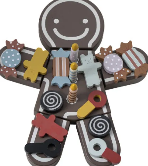 Bloomingville Mini - Tala - Legemad Kage - Brun - Mdf - 16 Dele