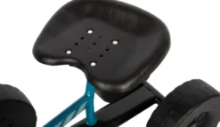 Blue Excavator With Wheels