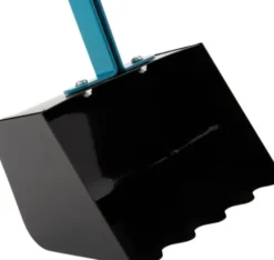 Blue Excavator With Wheels