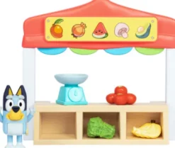 Bluey - Farmers Market Legesæt Med Bluey Figur