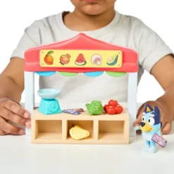 Bluey - Farmers Market Legesæt Med Bluey Figur