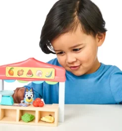 Bluey - Farmers Market Legesæt Med Bluey Figur
