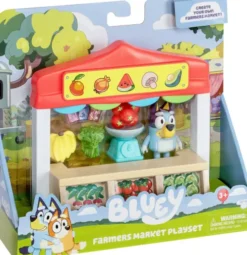 Bluey - Farmers Market Legesæt Med Bluey Figur