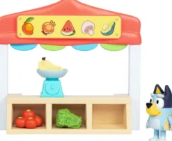 Bluey - Farmers Market Legesæt Med Bluey Figur