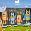 Bluey Figurer - 4-Pak