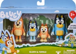 Bluey Figurer - 4-Pak