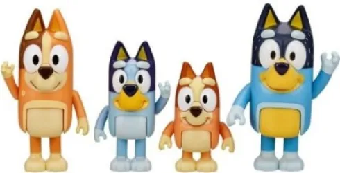 Bluey Figurer - 4-Pak