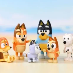 Bluey Figurer - Sæt Med 8 Stk