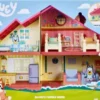 Bluey - Hus Legesæt - Inkl. Bluey Figur Og Møbler