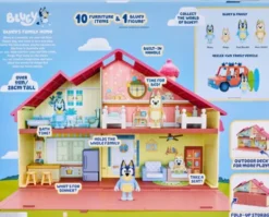 Bluey - Hus Legesæt - Inkl. Bluey Figur Og Møbler