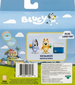 Bluey - Ice Blocks - Socks Og Bingo - 2 Figurer