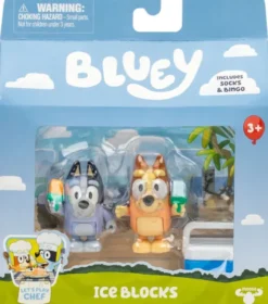 Bluey - Ice Blocks - Socks Og Bingo - 2 Figurer