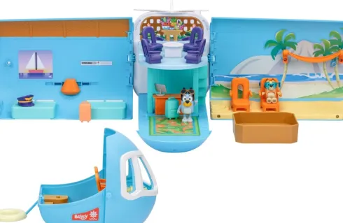 Bluey - 3-I-1 Legesæt Med Bluey Fly