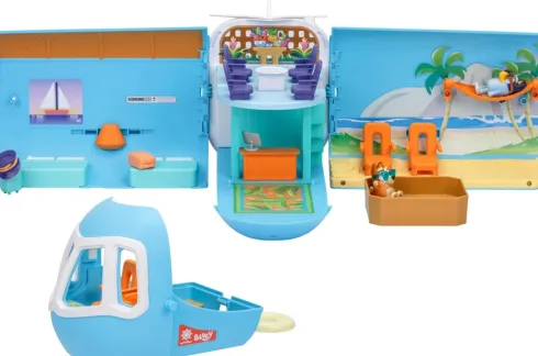 Bluey - 3-I-1 Legesæt Med Bluey Fly
