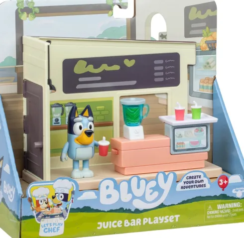Bluey - Juice Bar Playset - Let's Play Chef - Figur Legesæt