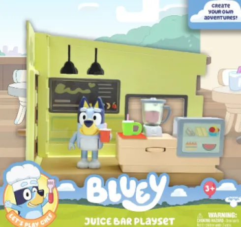 Bluey - Juice Bar Playset - Let's Play Chef - Figur Legesæt