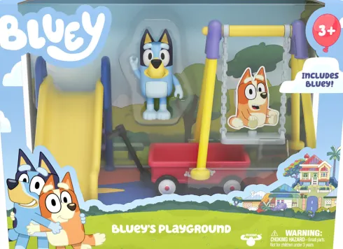 Bluey Legetøj - Legeplads Inkl. Bluey Figur