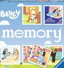 Bluey Memory Vendespil - 64 Kort - Ravensburger