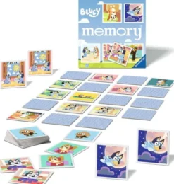 Bluey Memory Vendespil - 64 Kort - Ravensburger