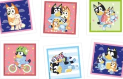 Bluey Puslespil Og Vendespil - Edukit 4-I-1 - Clementoni