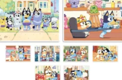 Bluey Puslespil Og Vendespil - Edukit 4-I-1 - Clementoni