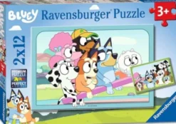 Bluey Puslespil - 2X12 Brikker - Ravensburger