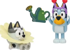 Bluey - Spring Time - Bluey Og Muffin - 2 Figurer