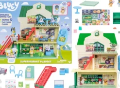 Bluey - Supermarket Playset - Let's Play Chef - Legesæt