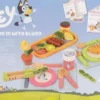 Bluey - Wooden Dine With Bluey - Legemad Sæt I 32 Dele