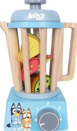 Bluey - Wooden Smoothie Set - Legemad Sæt I Træ - 24 Dele