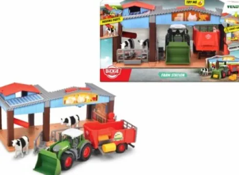 Bondegård Legetøj Sæt Med Traktor - Dickie Toys