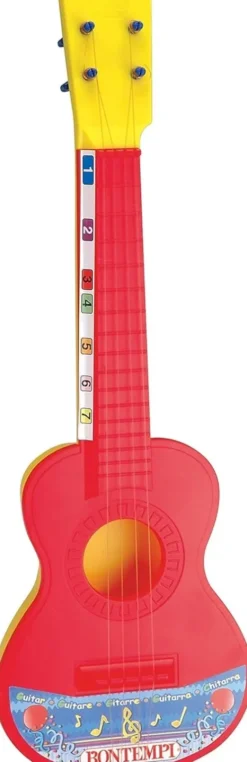 Bontempi - Spansk Legetøjsguitar Til Børn - 4 Nylon Strenge