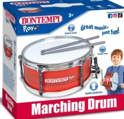 Bontempi - Tromme Med Skulderstrop Og Trommestikker Til Børn