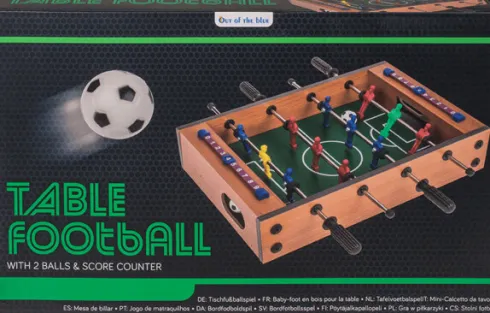 Bordfodbold - Mini Udgave - Inkl. 2 Bolde - Out Of The Blue