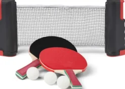 Bordtennis Sæt Til Spisebord - Bat, Bolde + Net - Outsiders