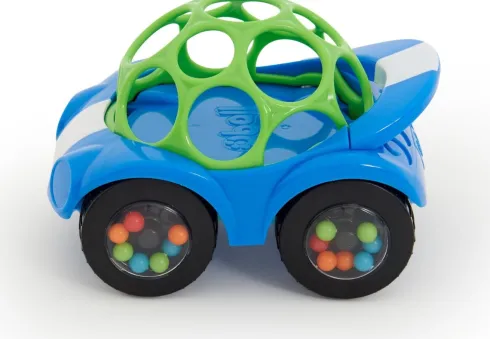 Bright Starts - Legetøjsbil, Rattle & Roll Buggie?, Blå - Bs-81559