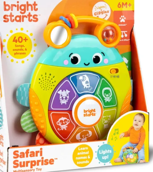 Bright Starts - Safari Surprise Multi-Sensorisk Aktivitetslegetøj