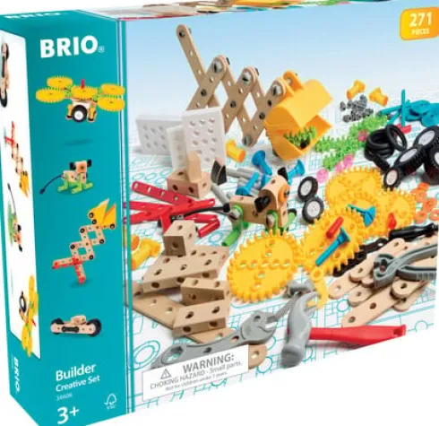 Brio Builder - Kreativt Sæt Med 271 Dele - 34606