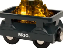 Brio - Guld Togvogn Med Lys - 33896